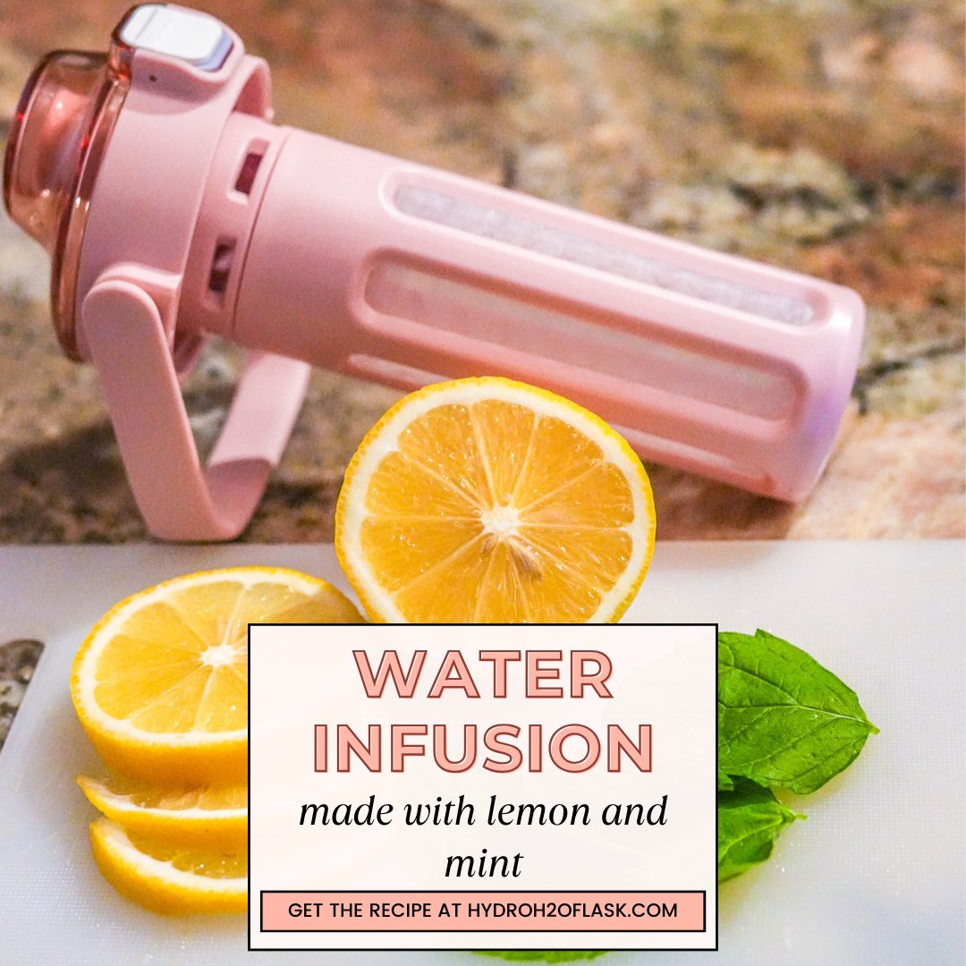Lemon and Mint Water Infusion - HydroH2o