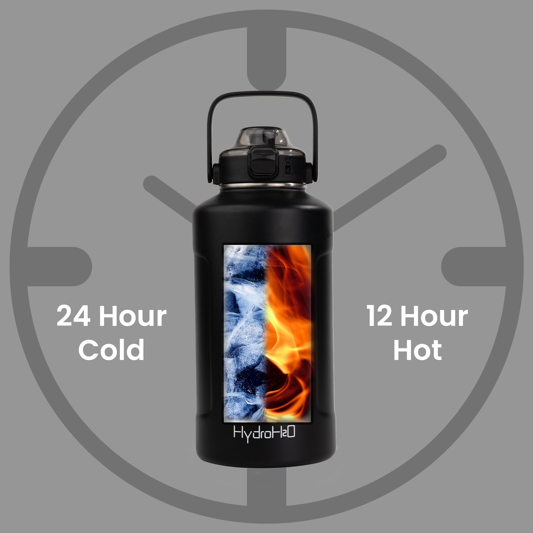 CrossFit ChillBrew 64oz Stainless Steel Insulated Water Jug - HydroH2o