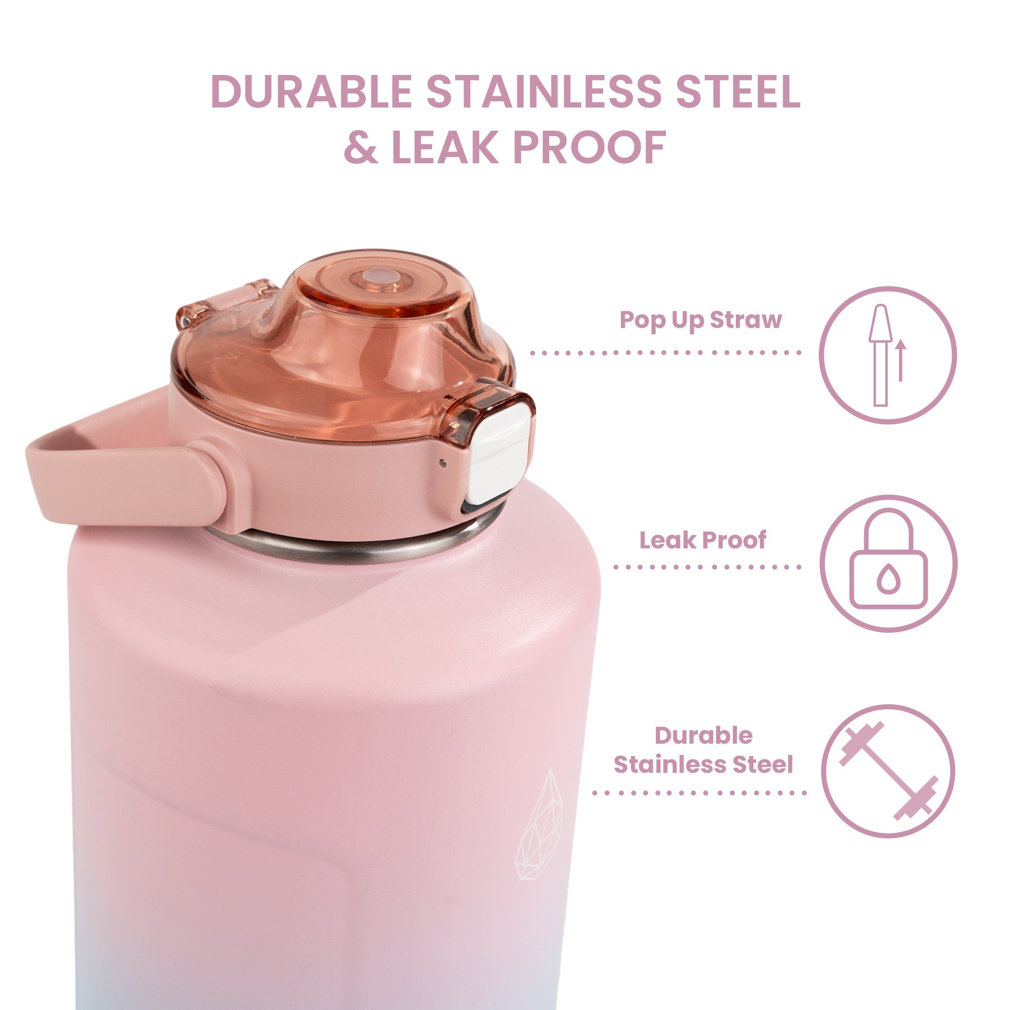 CrossFit ChillBrew 64oz Stainless Steel Insulated Water Jug - HydroH2o