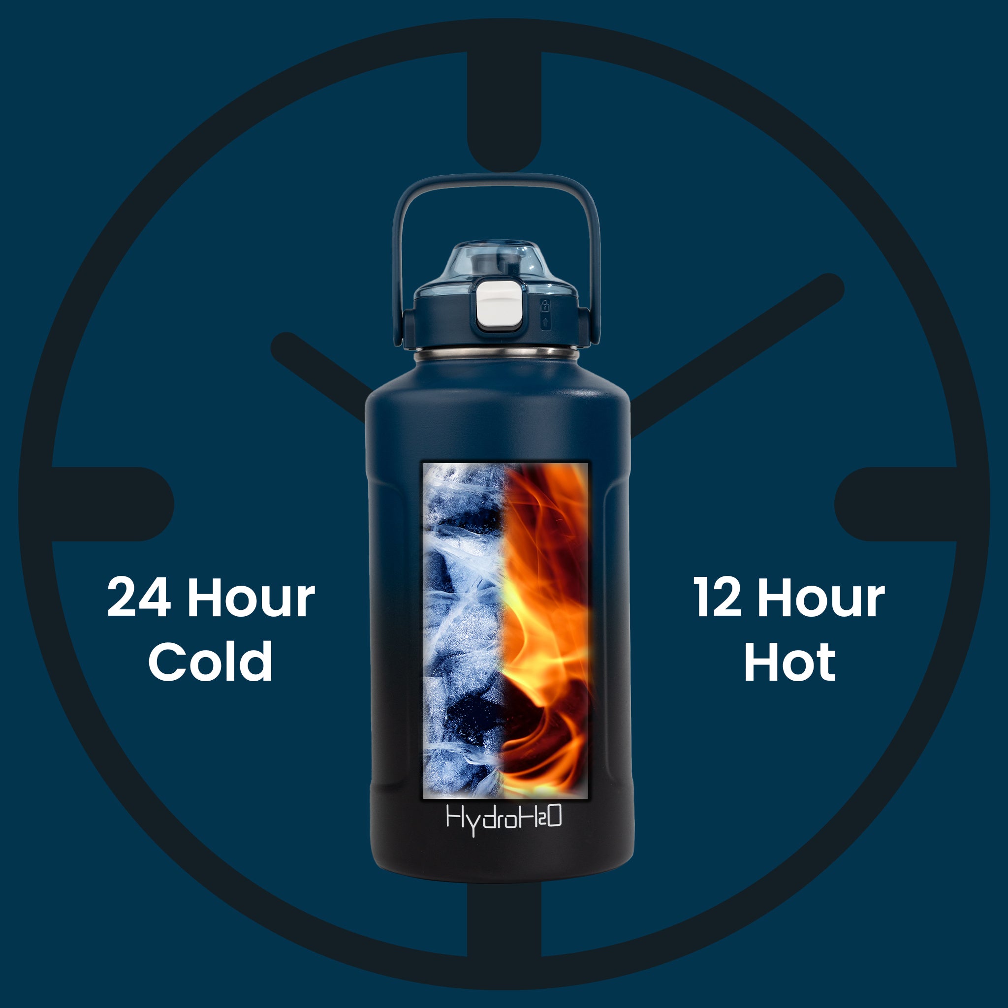 CrossFit ChillBrew 64oz Stainless Steel Insulated Water Jug - HydroH2o