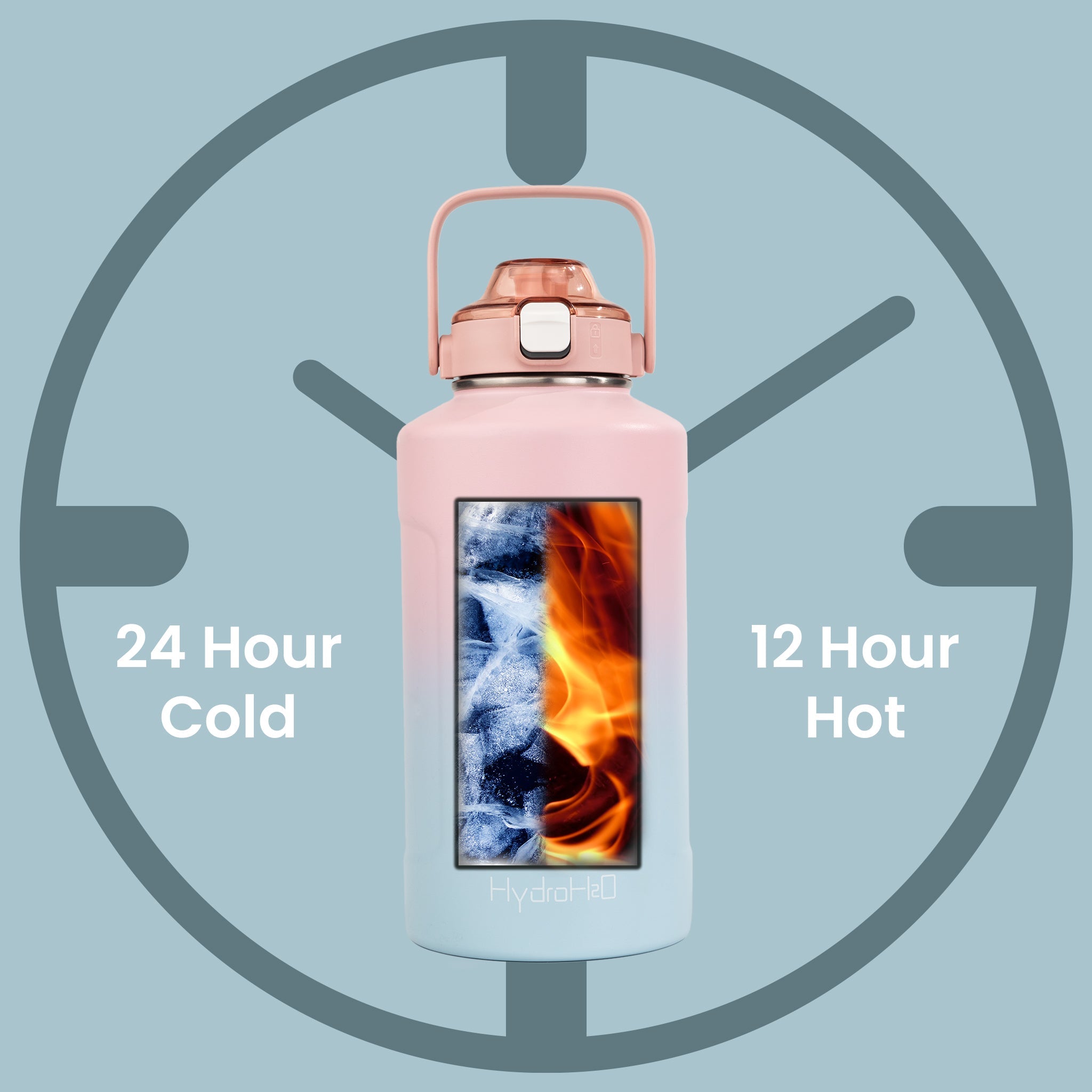 CrossFit ChillBrew 64oz Stainless Steel Insulated Water Jug - HydroH2o