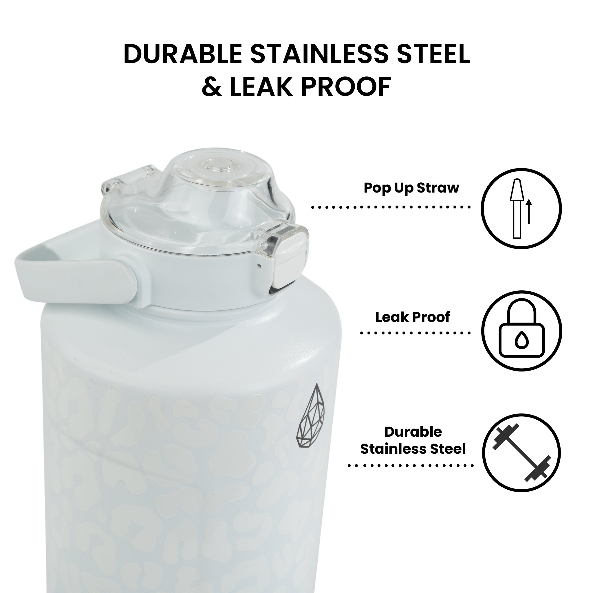 CrossFit ChillBrew 64oz Stainless Steel Insulated Water Jug - HydroH2o