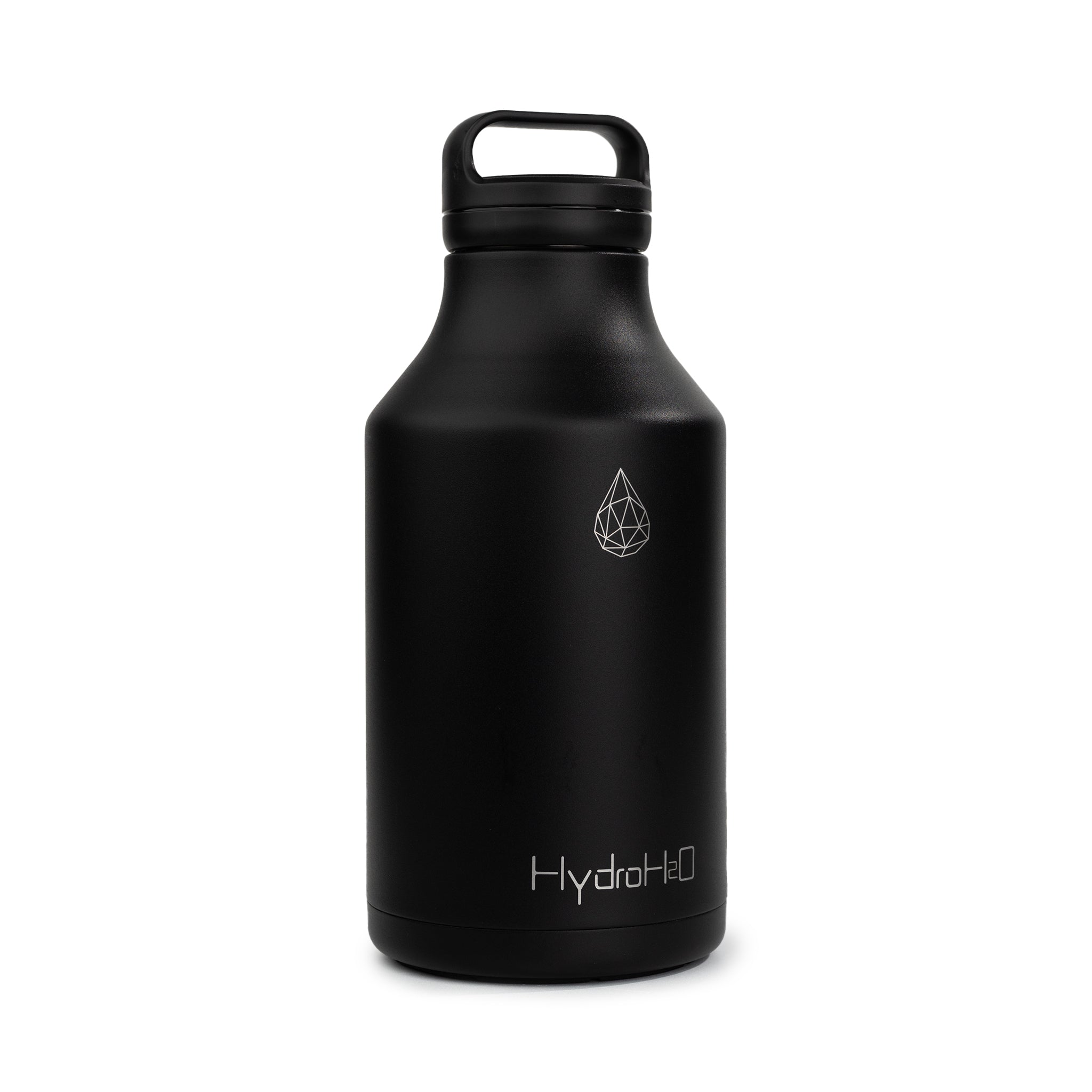 Gym - Marathon - Clean Black - HydroH2o - 64oz - Half Gallon