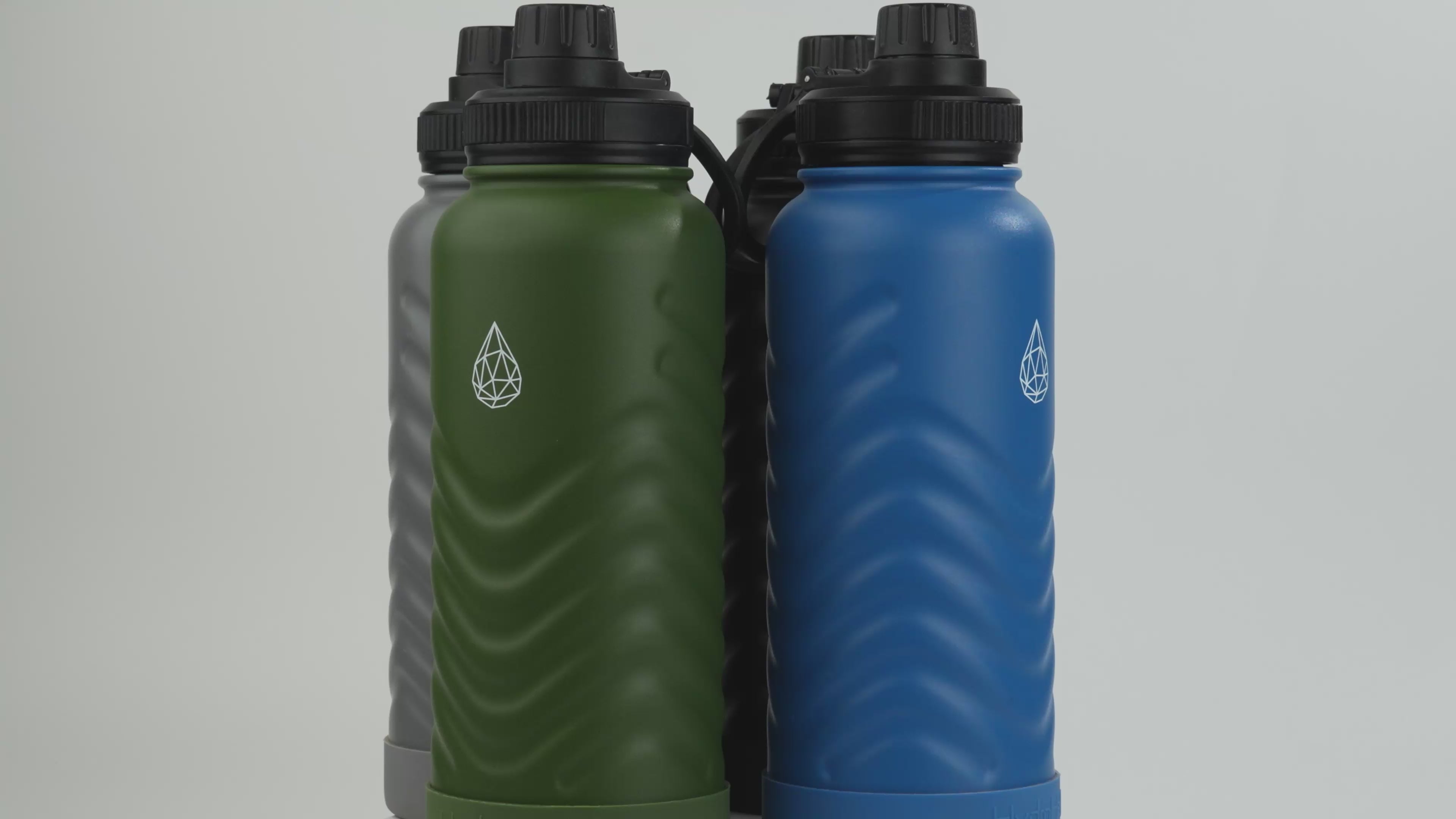 Vital Flask 2.0 - 18/8 Stainless Steel - Reusable - Sustainable - Leak-Proof - Lead-Free - BPA Free - Blue - Green - Gray - Black