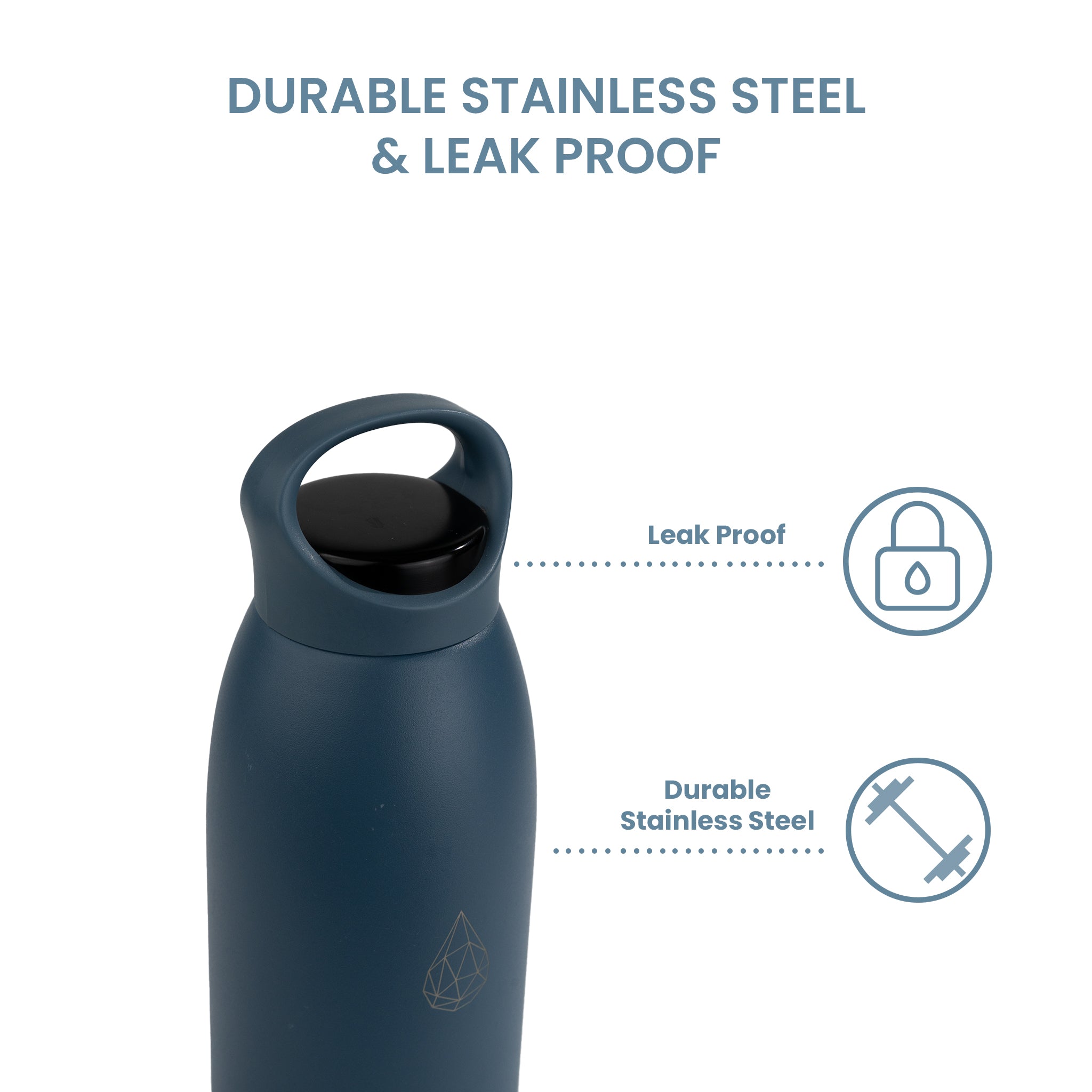 Yoga 32oz Stainless Steel Water Bottle - HydroH2o