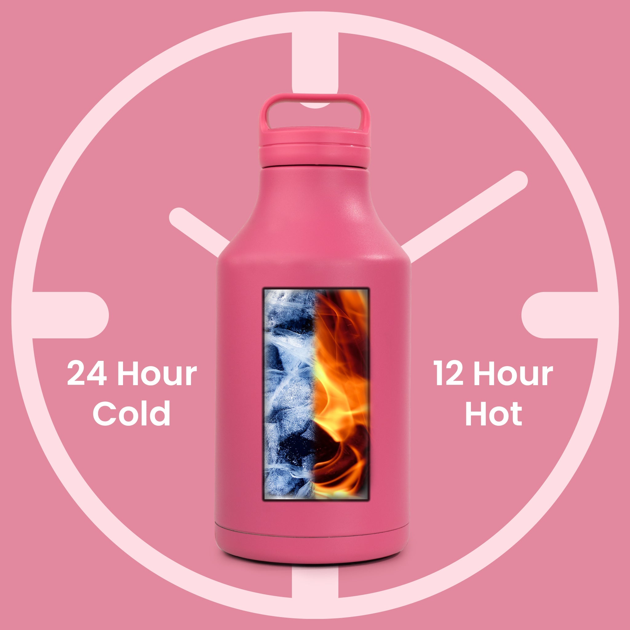 Gym - Marathon - Sugar Plum - Pink - HydroH2o - 64oz - Half Gallon