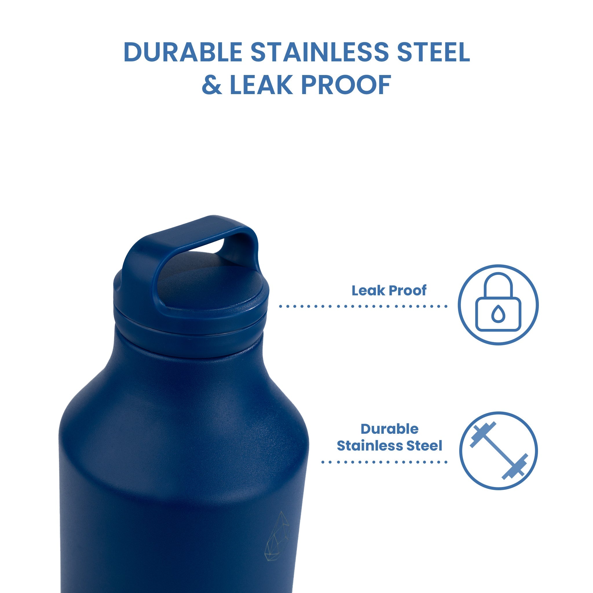 Gym - Marathon - Deja Vu Blue- HydroH2o - 64oz - Half Gallon