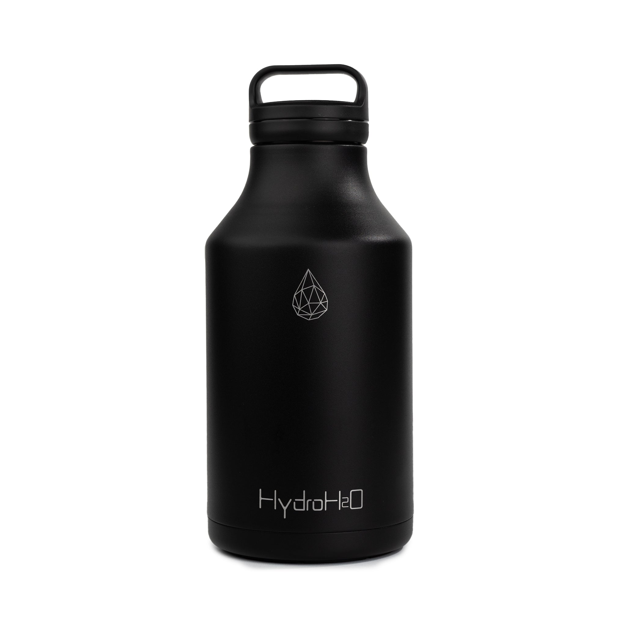 Gym - Marathon - Clean Black - HydroH2o - 64oz - Half Gallon